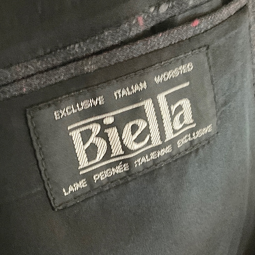 Vintage Biella Italian Wool Blazer Quiet Luxury 40R Julien Poulin - Picture 11 of 11
